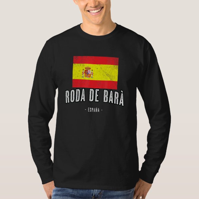 Camiseta Roda de Espanha Bar ES Bandeira Cidade - Ropa Band (Frente)