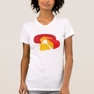 Camiseta Roda de Queijo Cera Vermelha Laticínio