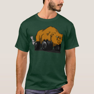 Camiseta Roda do Monstro do Urso Grizzly