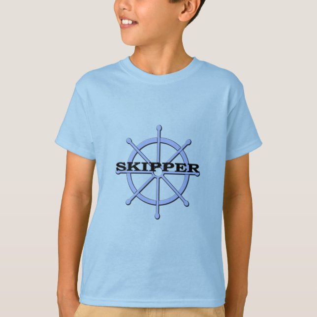 Camiseta Roda do navio do capitão (Frente)