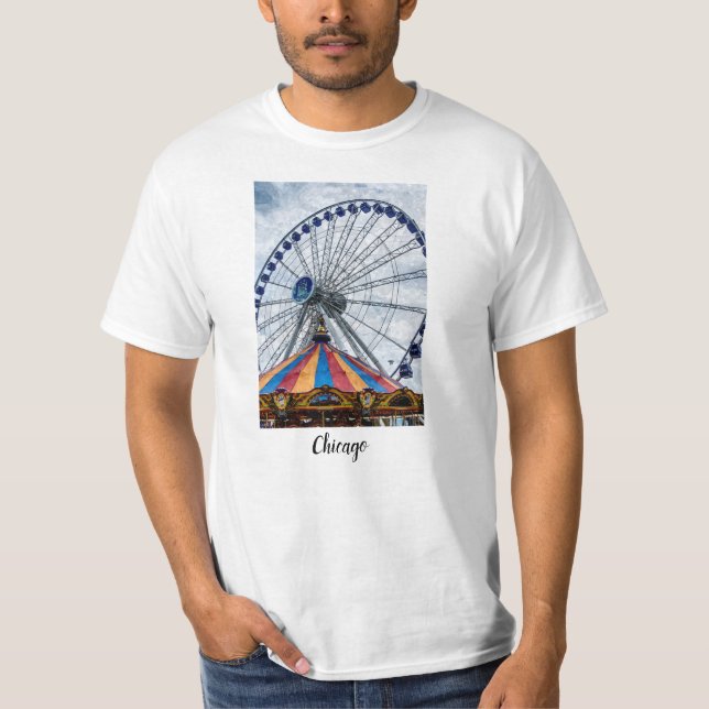 Camiseta Roda Ferris do marinho (Frente)