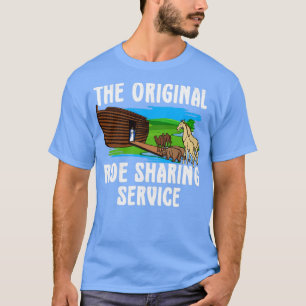 Camiseta Roda Original Compartilhando Noah em sua Arca Engr