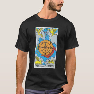 Camiseta Roda Tarot Crenças ocultas Divinção Mágica