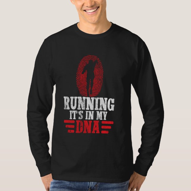 Camiseta Rodando a meia-maratona em execução (Frente)