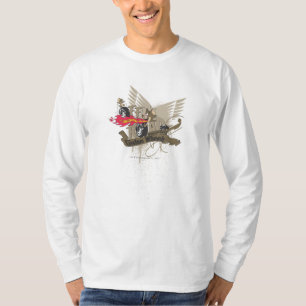 Camiseta Rodas de Tom e de Jerry Custume