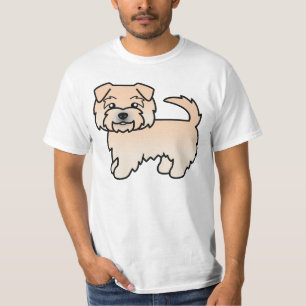 Camiseta Rodas Norfolk Terrier Caricatura De Cão