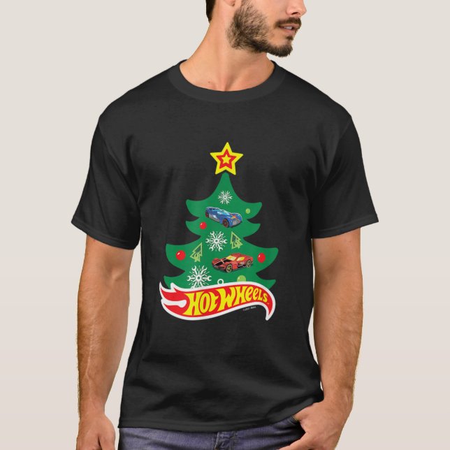 Camiseta Rodas Quentes - Árvore de Natal de Rodas Quentes (Frente)