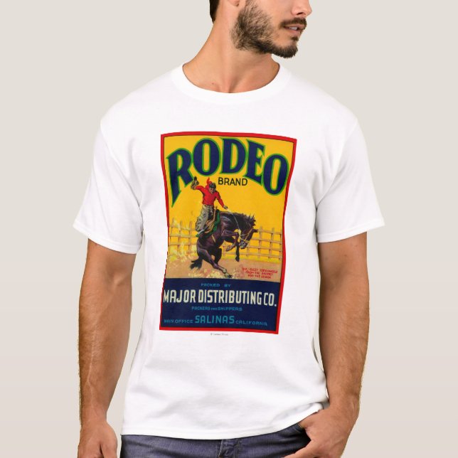 Camiseta Rodeio LabelSalinas vegetal, CA (Frente)