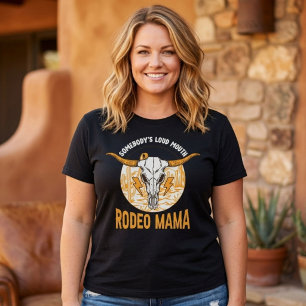 Camiseta Rodeio Mamãe Dia das Mães Western Único