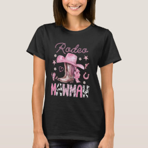 Camiseta Rodeio Mawmaw Botas Rosa Coquette CowGirl 1º Anive