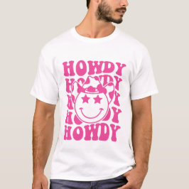 Camiseta Rodeio Ocidental - Rosa Howmile Face Rodeo