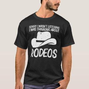Camiseta Rodeio Para Homens Mulheres Rodeio Esporte Equestr