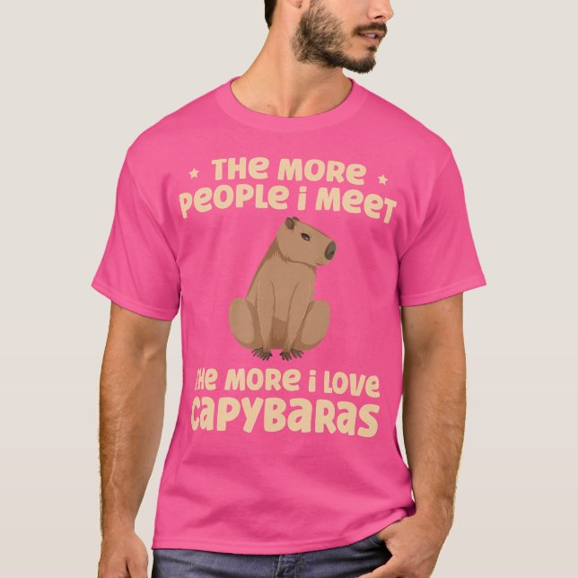 Camiseta Rodent Capibara Lover Funny Capybara (Frente)