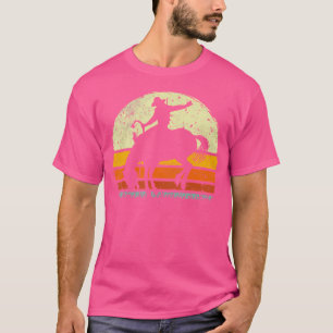 Camiseta Rodeo Bucking Horse Retro Vintage Equestre