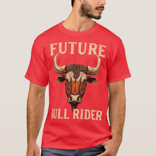 Camiseta Rodeo Bull Rider Kids Bull Futuro Touro