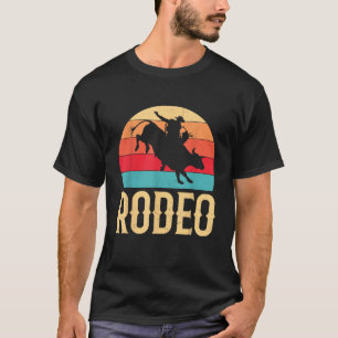 Camiseta Rodeo Bull Riding Country Cowboy Western Vintage R