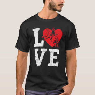 Camiseta Rodeo Cow Rider Touro Andando Cowboy Rim