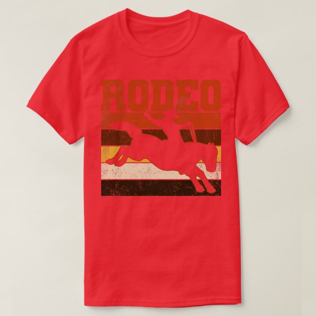 Camiseta Rodeo Cowboy Ocidental (Frente do Design)