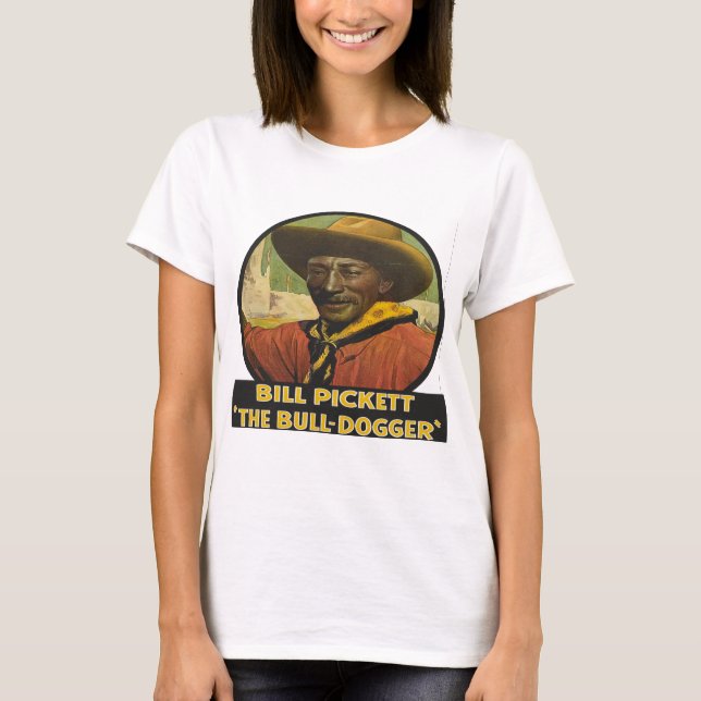 Camiseta Rodeo Cowboy Steer Luta Touro Cachorro (Frente)