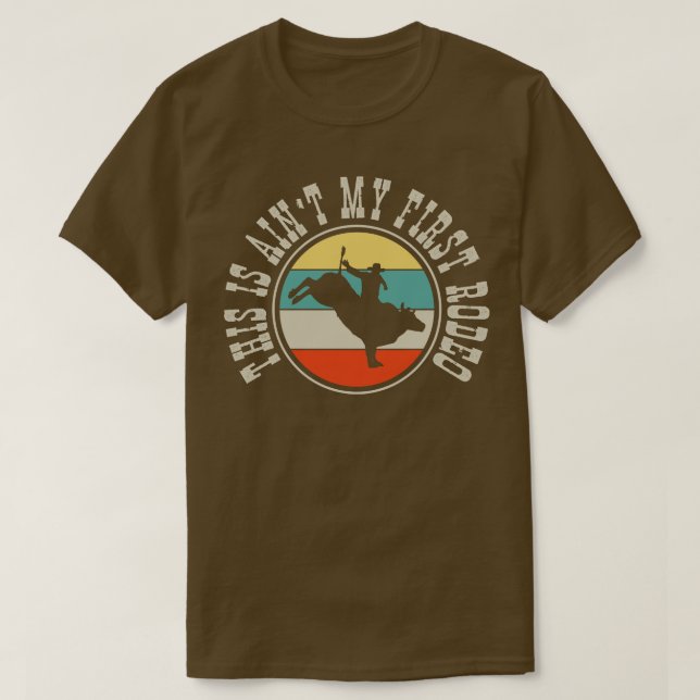 Camiseta Rodeo Cowboy Vintage (Frente do Design)
