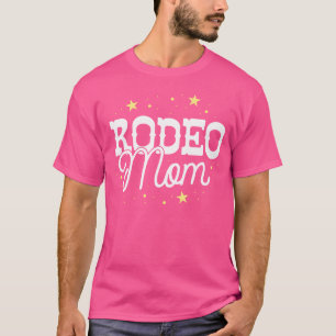 Camiseta Rodeo Mamãe Country Mama Cowgirl Horse Andando no