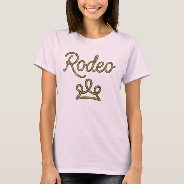Camiseta Rodeo Princess Country Western Tiara Crown (Frente)