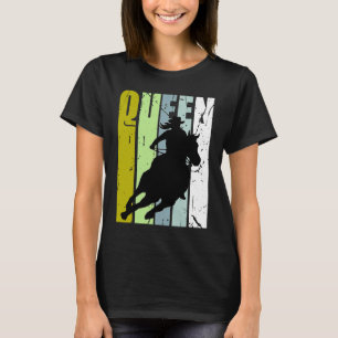 Camiseta Rodeo Queen Barrel Racer Race Racer Women Cowgirl