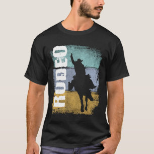 Camiseta Rodeo Vintage Retro Rodeo Rider