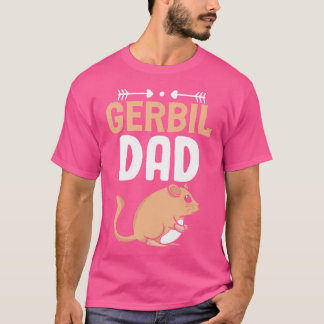 Camiseta Rodrífero Dia de os pais Papa Gerbil Pai Maus Pet 