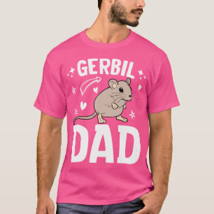 Camiseta Rodrífero Dia de os pais Papa Gerbil Pai Maus Pet