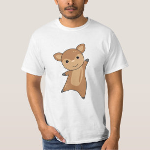 Camiseta Roe Deer Fawn Animais Cuecas Crianças De Florestas