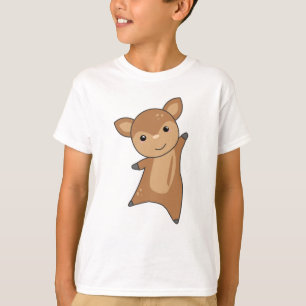 Camiseta Roe Deer Fawn Animais Cuecas Crianças De Florestas