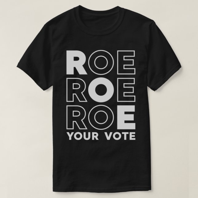 CAMISETA ROE ROE ROE VOTE 52 (Frente do Design)