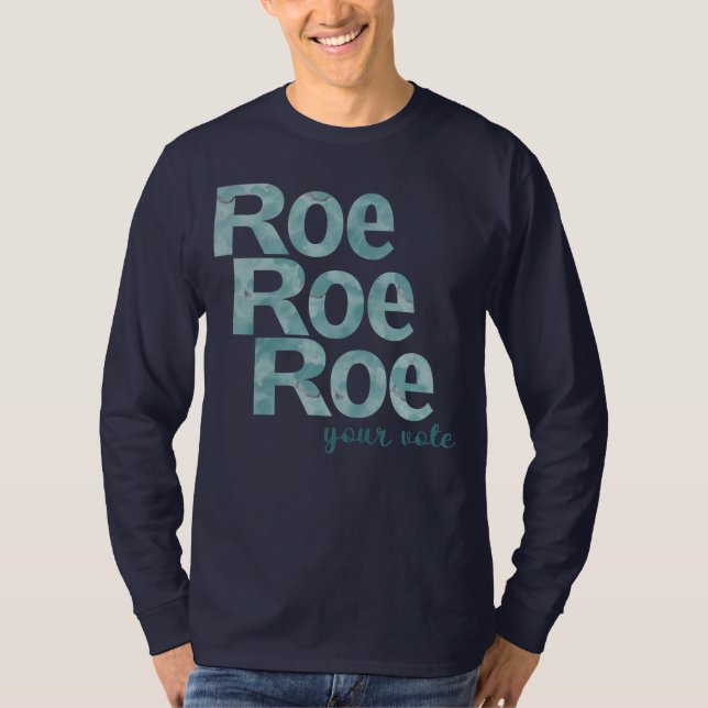 Camiseta Roe Roe Seu Voto Verde (Frente)