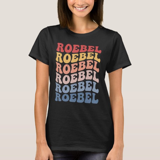 Camiseta Roebel City Groovy Retro (Frente)
