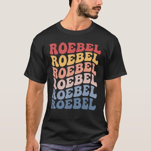 Camiseta Roebel City Groovy Retro (Frente)