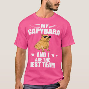 Camiseta Roedor Animal Meu Capivara E Eu Melhor Equipe Capi