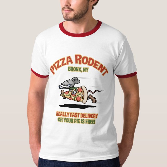 Camiseta Roedor da pizza (Frente)