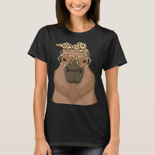 Camiseta Roedor Fofo Capivara Animal Selvagem Engraçado Dir