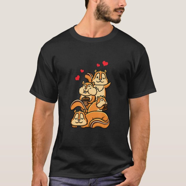 Camiseta Roedores Chipmunks (Frente)