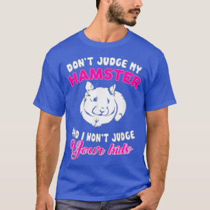 Camiseta Roedores Engraçados Não Julguem Meu Amante Hammy H