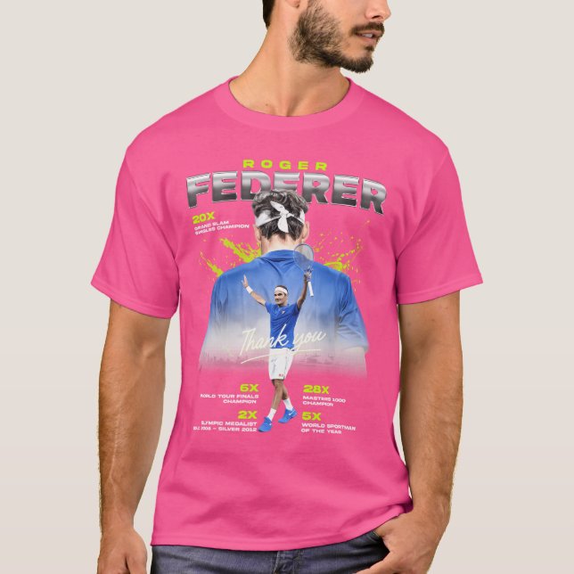 Camiseta Roger Federer Fan Art (Frente)