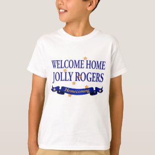 Camiseta Rogers alegre Home bem-vindo