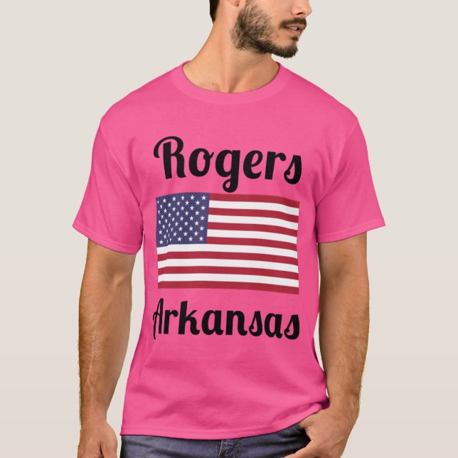 Camiseta Rogers Arkansas Estampas Elegantes (Frente)