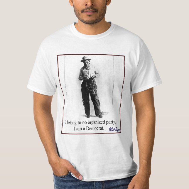 Camiseta "Rogers - Democrata " (Frente)