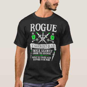 Camiseta ROGUE, A BLADA ESCURADA - Dungeons & Dragões
