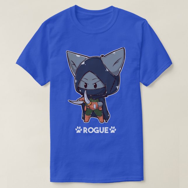 Camiseta Rogue Cat (Frente do Design)