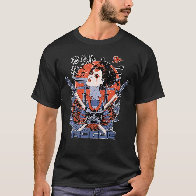 CAMISETA ROGUE NIPON JAPONÊS TATTOO T-SHIRT (Frente)