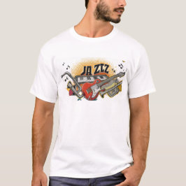 Camiseta RokcloneDesigns 2024 Art Intelligence Série Jazz