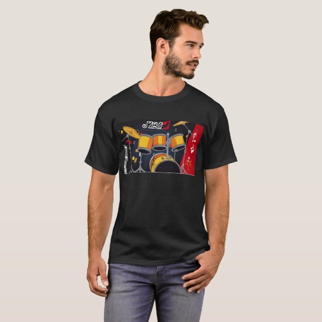 Camiseta RokcloneDesigns 2024 Art Intelligence Série Jazz (Frente Completa)